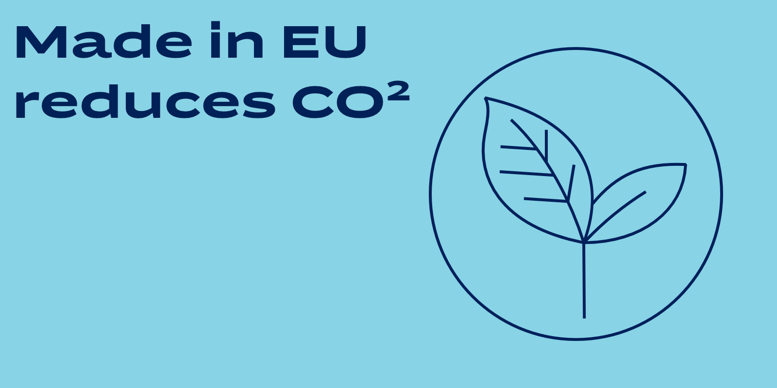 Sevic V500e - Made in EU reduces CO² emissions